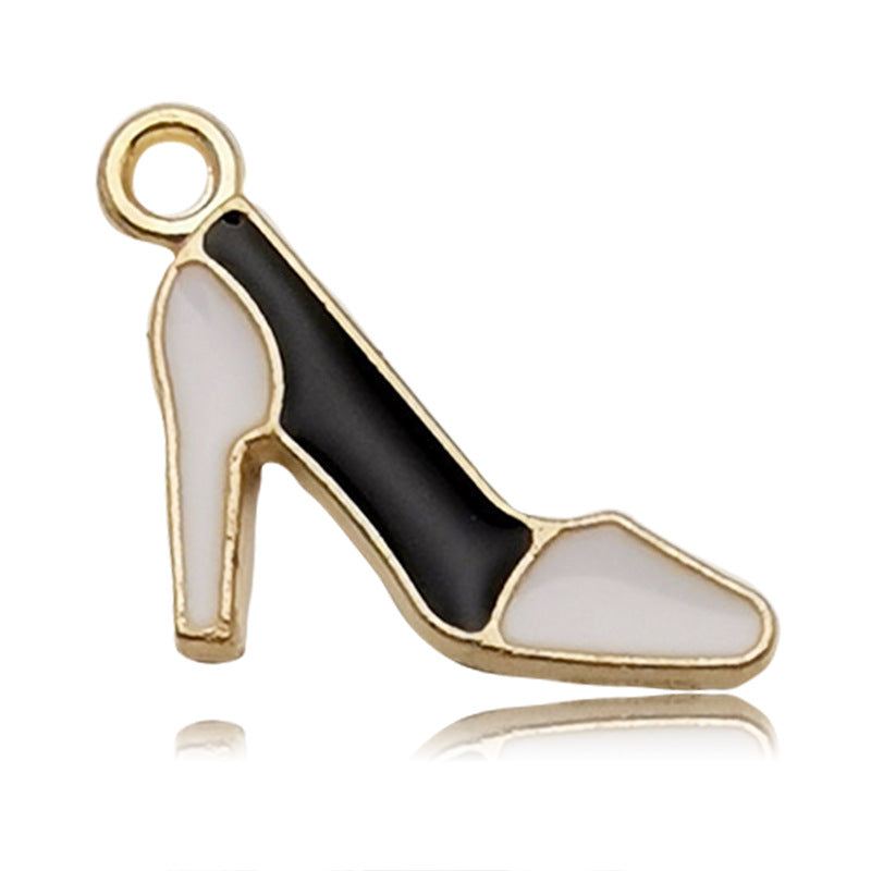 Wholesale Personalized Alloy Oil Dripping Pearl Eye Shadow Flower Perfume Bottle Diy Necklace Pendant Accessories